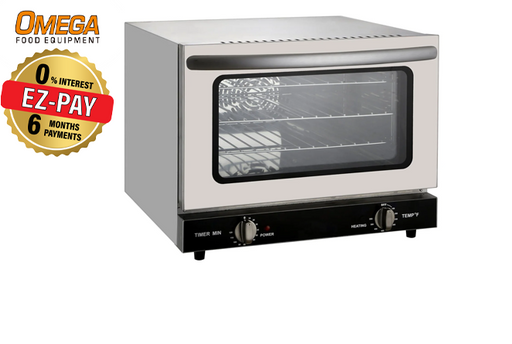 Omega FD-21 Electric Counter Top Convection Oven - 120V, Fits 3 1/4 Size Sheet Pans