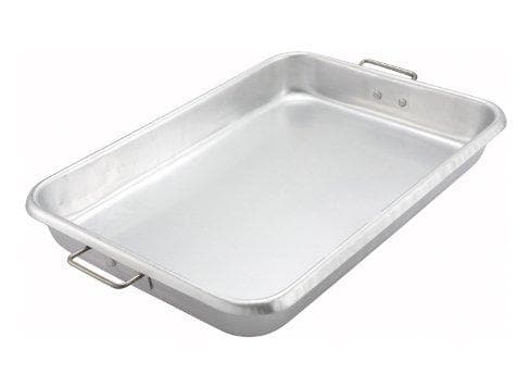 Winco Aluminum Bake/Roast Pan - With Handles - Omni Food Equipment