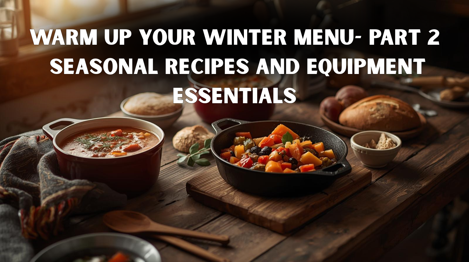 Warm Up Your Winter Menu Part 2 Seasonal Recipes and Equipment Essentials