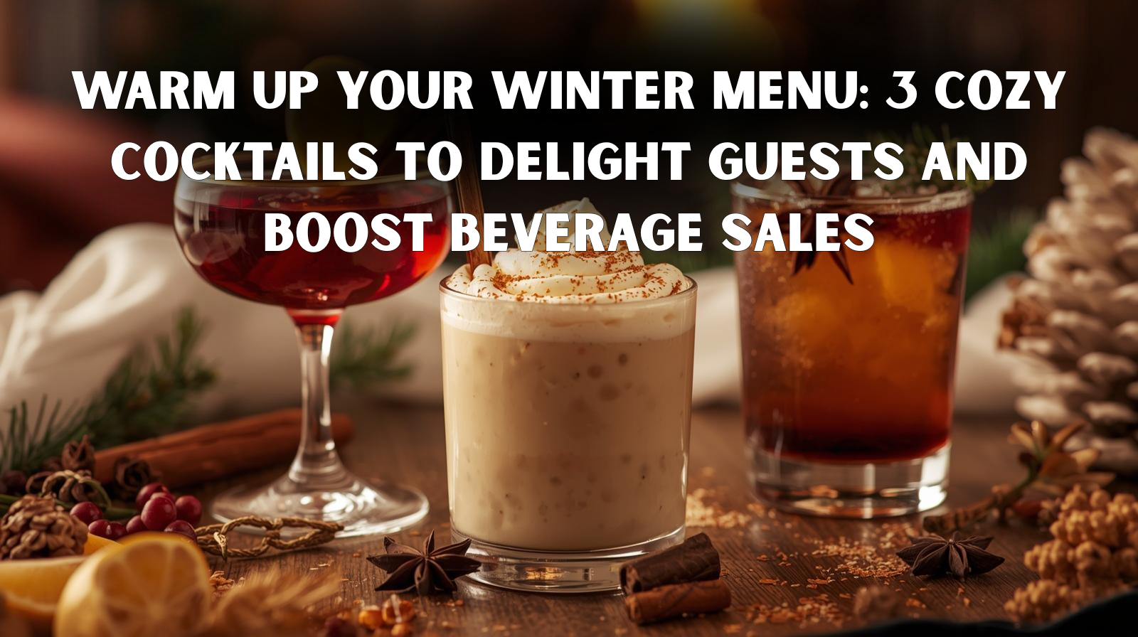 Warm Up Your Winter Menu: 3 Cozy Cocktails to Delight Guests and Boost Beverage Sales