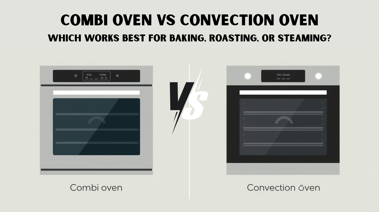 Combi Oven vs. Convection Oven: Which Works Best for Baking, Roasting, or Steaming?