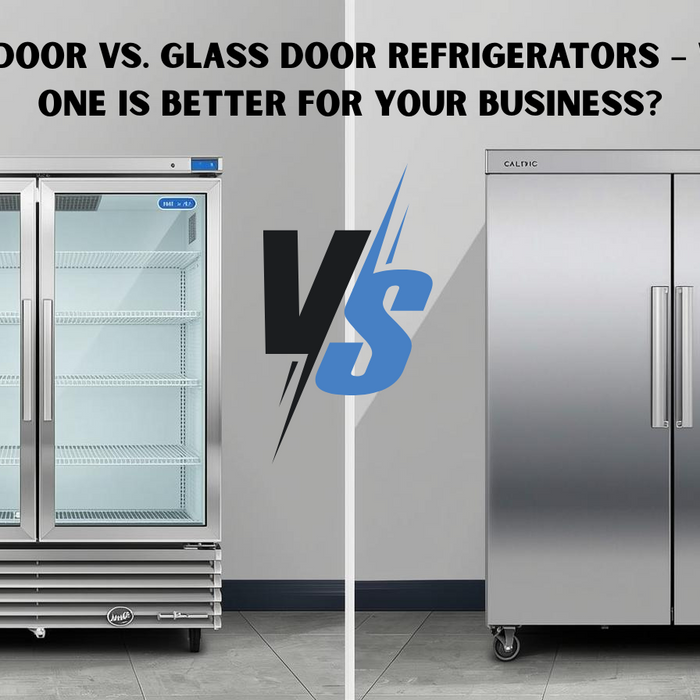 Solid Door vs. Glass Door Refrigerators – Which One Is Better for Your Business?
