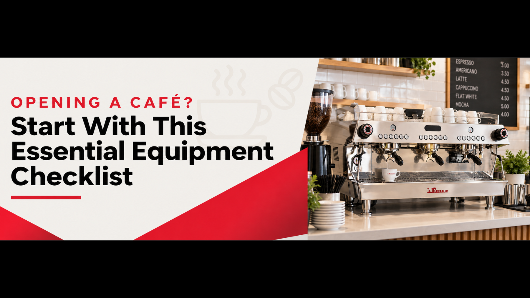 Opening a Café? Start With This Essential Equipment Checklist
