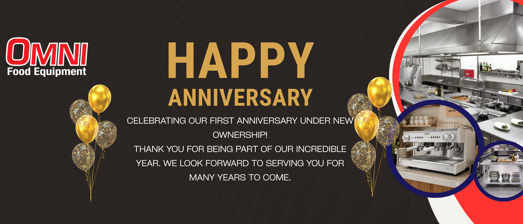 Omni Food Equipment proudly celebrates 1 successful year under new management!