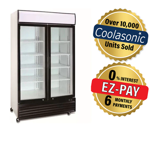 Coolasonic P600WA Double Door 37" Wide Display Refrigerator