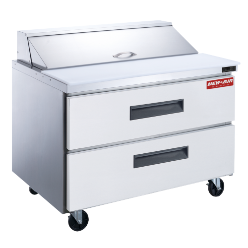 New Air NPT-36SA-2D Refrigerated Salad/Sandwich Prep Table - Ideal for restaurants, cafeterias and food processing spaces