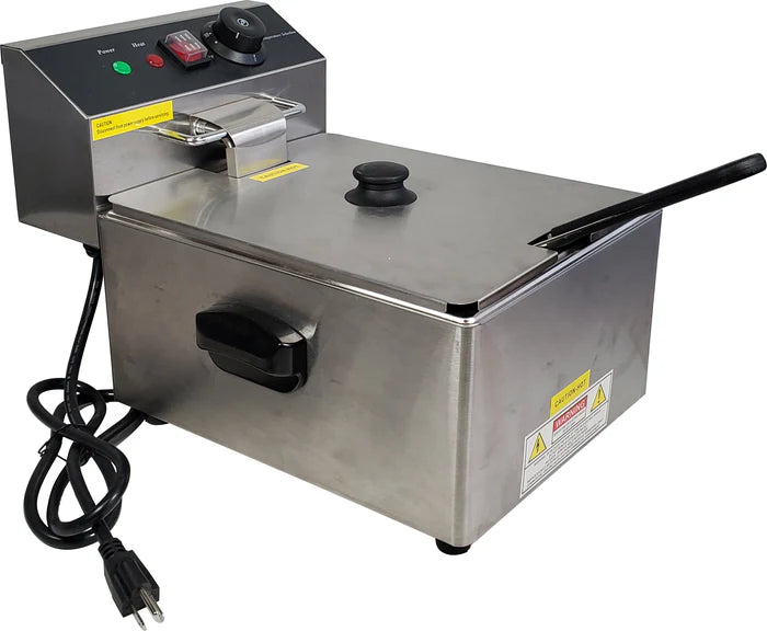 Omega Electric Counter Top Single Well Deep Fryer - 110V/60 Hz (8 L) - EFR-8L