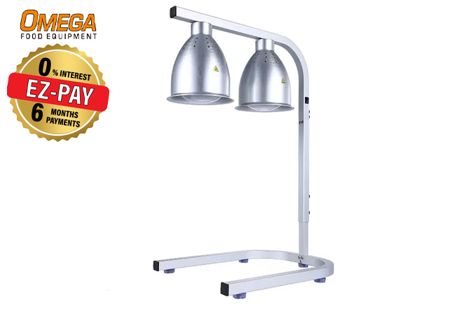 Omega Commercial Electric Freestanding Heat Lamp - GLGD-17B10
