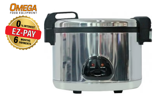 100-Cup Electric Rice Warmer with Hinged Lid