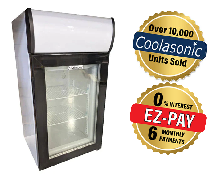 Coolasonic SD50B 18" Single Door Counter Top Display Freezer — Omni Food Equipment