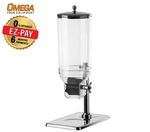 Omega Stainless Steel Cereal Dispenser AT90133 (7.5 L Capacity)