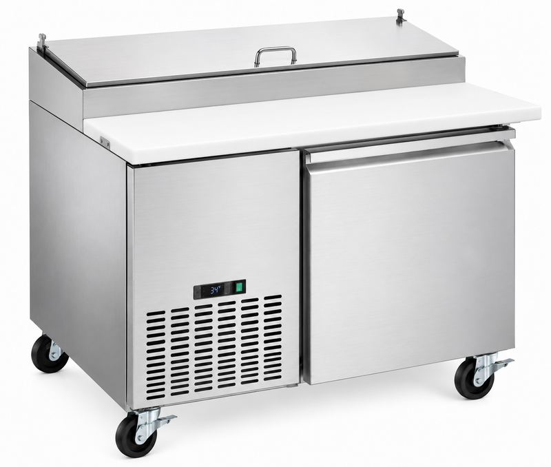 Canco PT50-6 Single Door 50" Refrigerated Pizza Prep Table