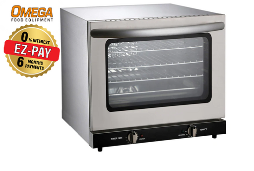Omega FD-66B Electric Counter Top Convection Oven - 208-240V, Fits 4 1/2 Size Sheet Pans