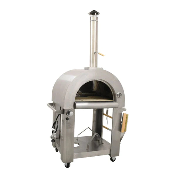Sonicook Stainless Steel Outdoor Gas (Propane) and Wood Burning Pizza  Oven - HPO03SH-3