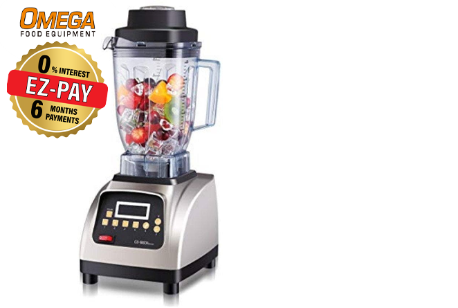 Omega CS-9800A Commercial Blender with Programmable Controls - 84 Oz/2.5L Capacity, 2.5 HP