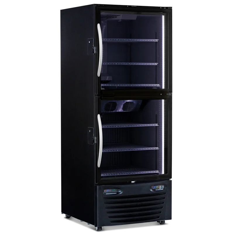 Minus Forty 22-UDGH-L2-BK-BI Dual Temperature Combo - Black Interior with Smartlock