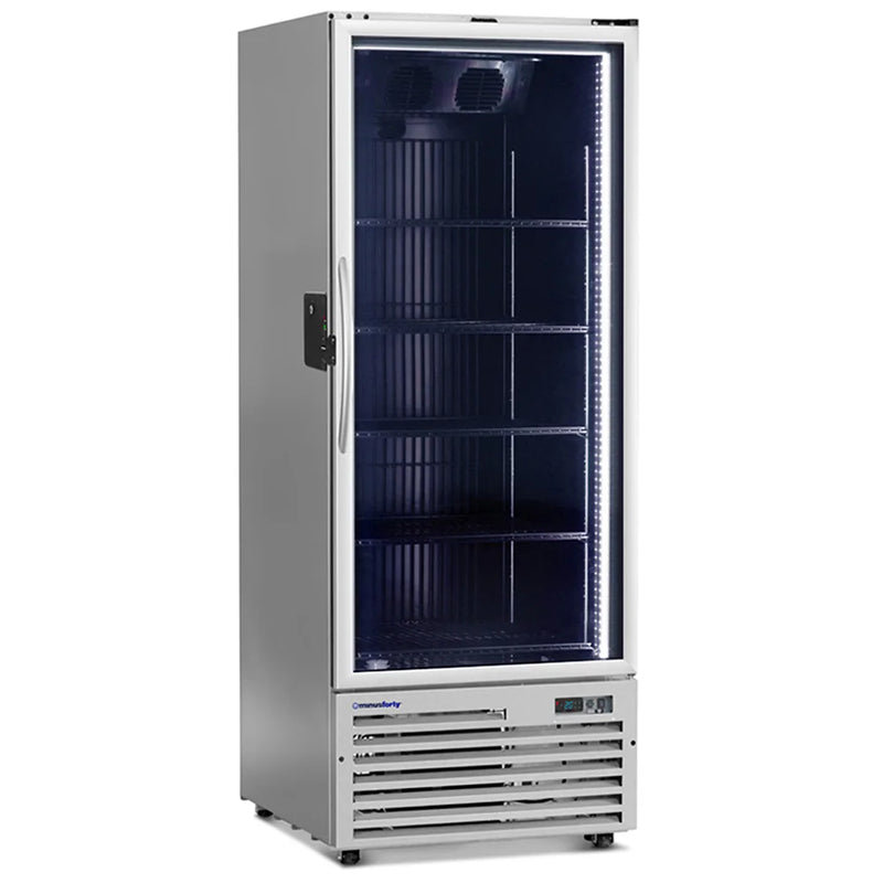 Minus Forty 22-USGF-F2-SL Full Height Single Glass Door Freezer - Silver with Smartlock
