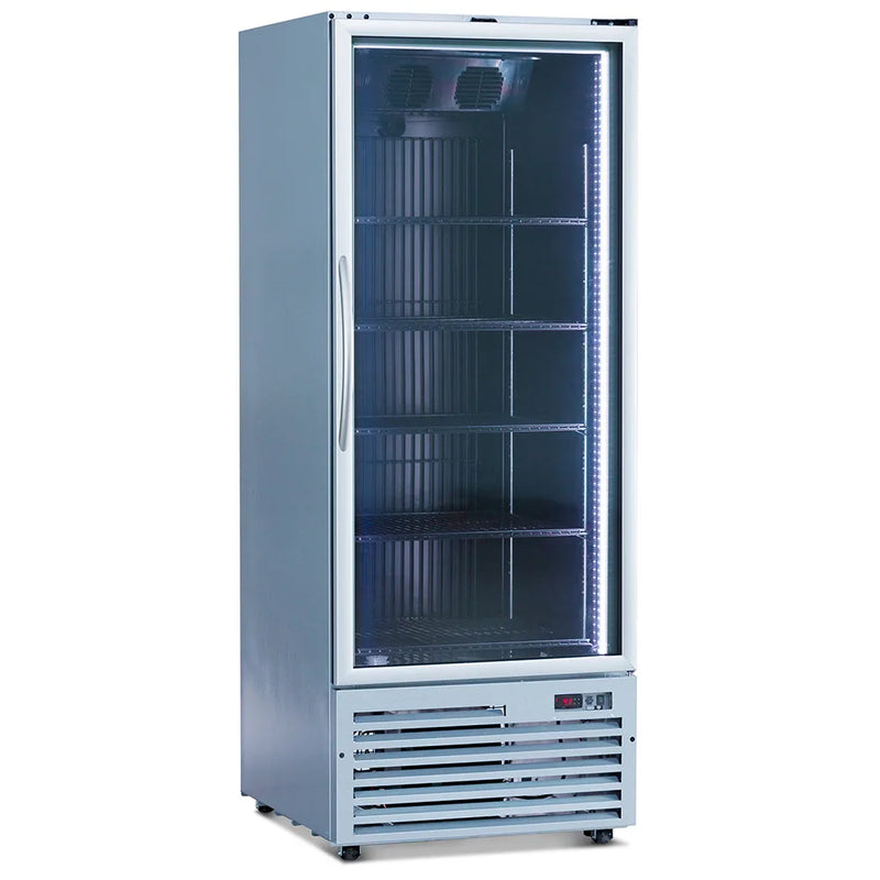 Minus Forty 22-USGR-F1-SL Full Height Single Glass Door Refrigerator - Silver
