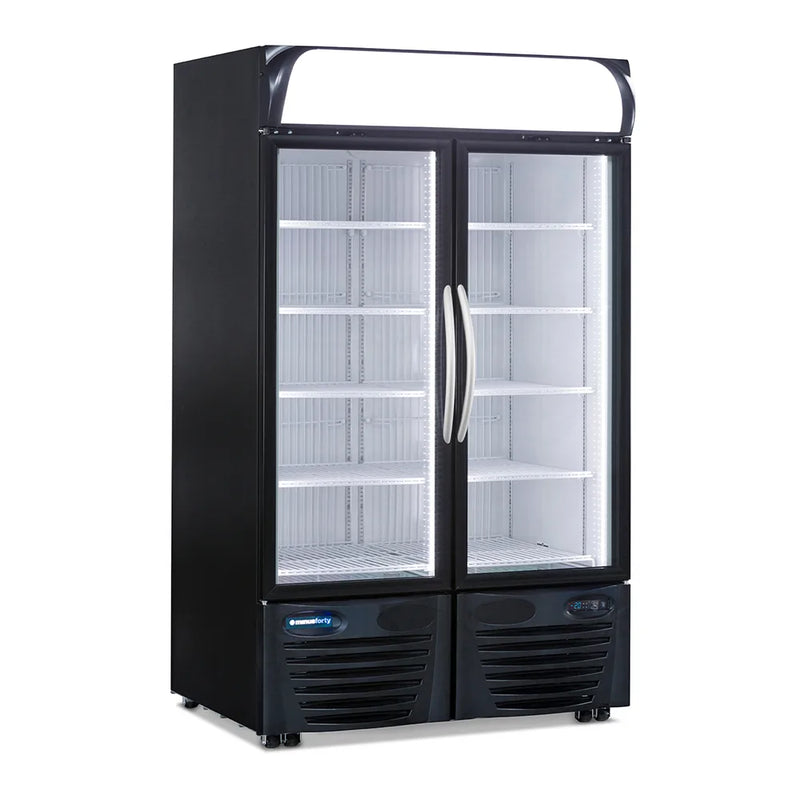 Minus Forty 43-UDGR Double Glass Door Refrigerator 79"H
