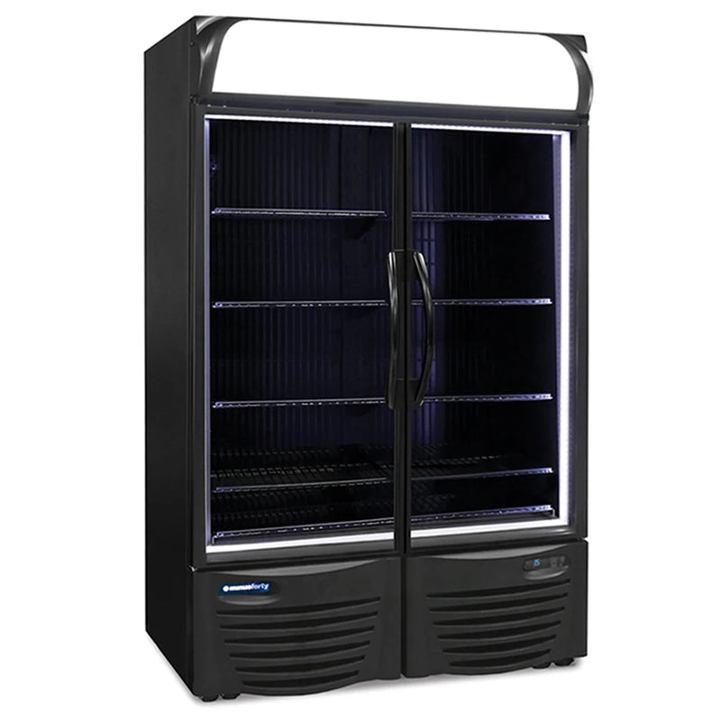 Minus Forty 43X-UDGR-VX High Visibility Double Glass Door Refrigerator 79"H 24"D