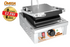 Omega ZDP-81A Small 9" x 9" Single Press Panini Grill - Ribbed Cooking Surface