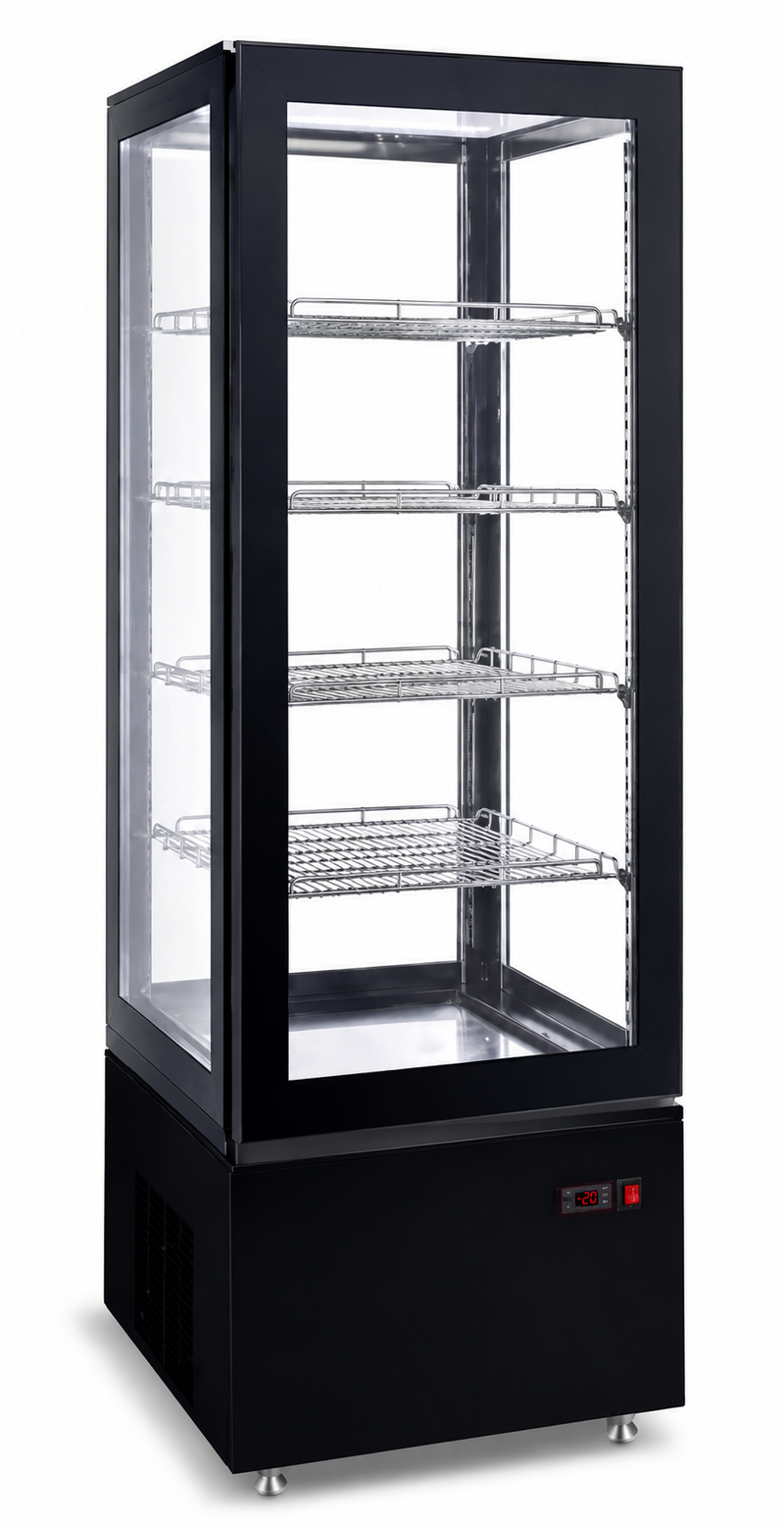 New Air NUDC-26-S Upright Glass Refrigerator Display - Ideal for restaurants, cafés and bakeries