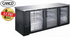 Canco BB-2890G Commercial 90" Double Glass Door Back Bar Cooler