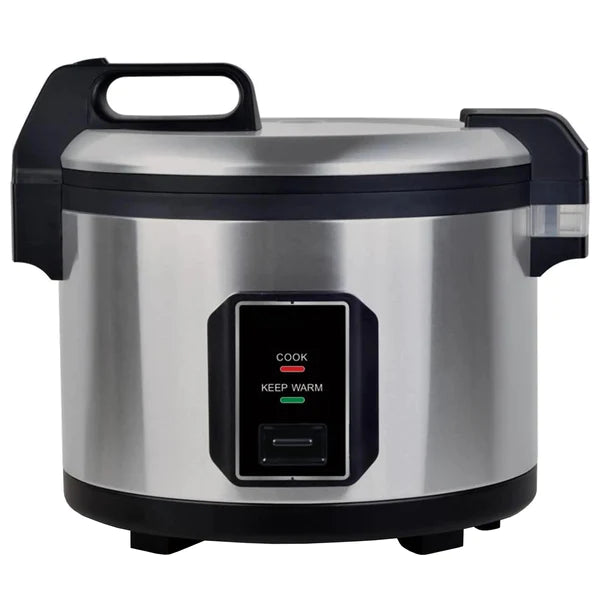 30 Cup Electric Rice Cooker/Warmer with Hinged Cover