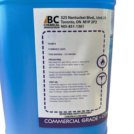 BC Chemical BCRA Clear-B Concentrated Rinse Agent - Various Sizes
