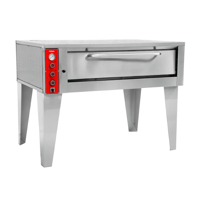 BakeMax BMBPEB152 76” Wide Commercial Electric Stone Hearth Deck Pizza Oven