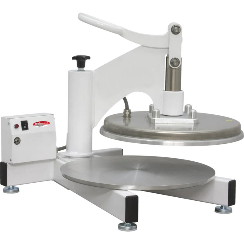 BakeMax BMDMS18 Commercial Countertop Single Upper Heat Swing Away Manual Pizza Press