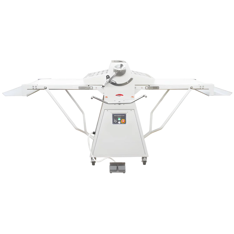BakeMax BMFRS01 Heavy-Duty 17.7″ Wide Floor Model Reversible Dough Sheeter