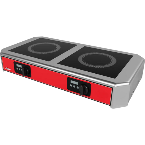 BakeMax BMSIND020 Mini Stovetop Electric 2 Burner Induction Cooker