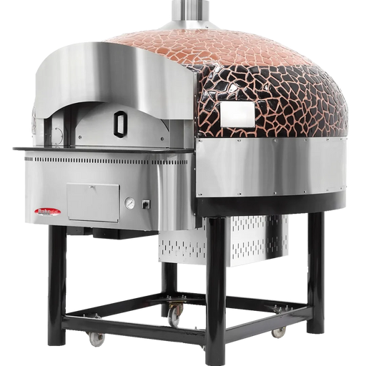 BakeMax BMSPO02 Commercial Floor Model Gas Rotating Pizza Oven
