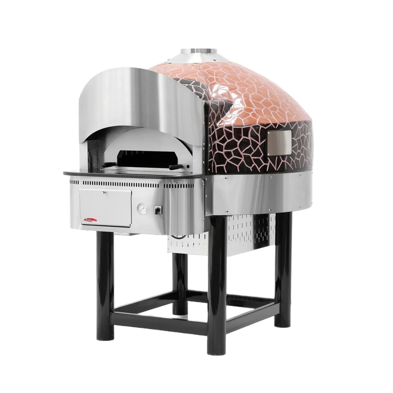 BakeMax BMSPO04 Commercial Floor Model Gas Rotating Pizza Oven (site lists this capacity as BMSPO04 - SAME SPECS as price list BMSPO03, verify SKU)