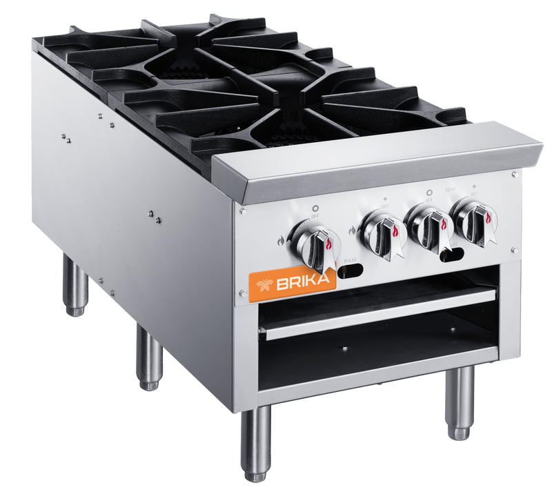 BRIKA BSP-18D Commercial Double 18" Stock Pot - Natural Gas/Propane Conversion Kit Included