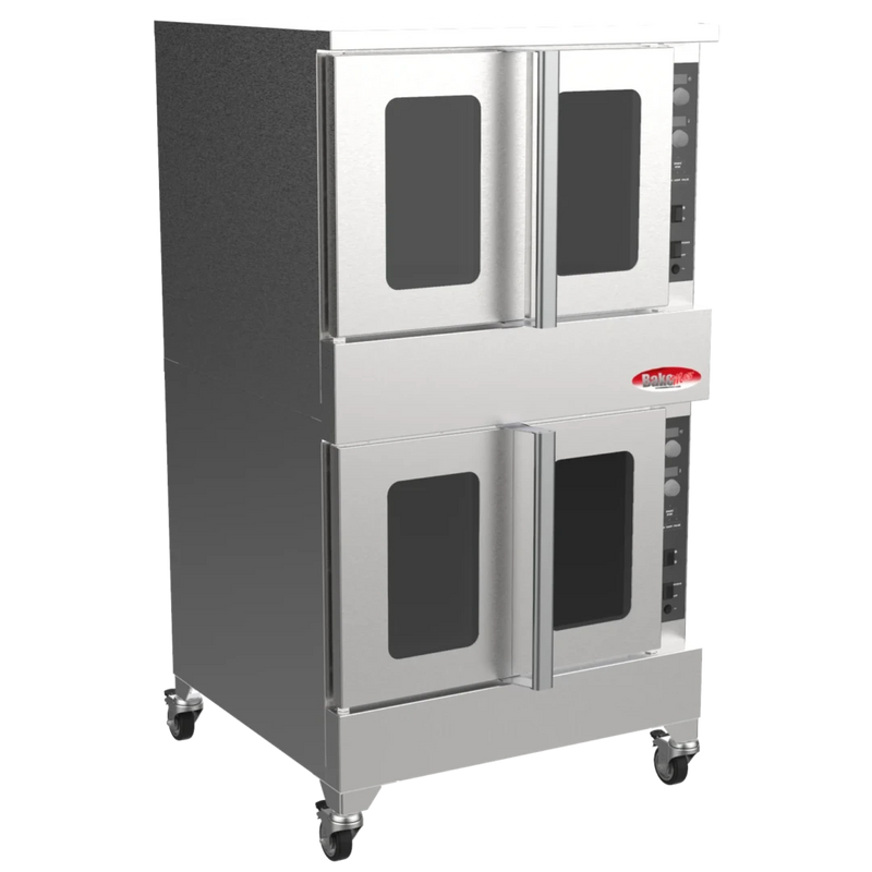 BakeMax America BADCO5E Commercial Floor Model Double Stacked Electric Convection Oven