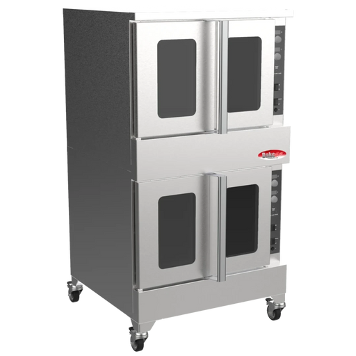 BakeMax America BADCO5E Commercial Floor Model Double Stacked Electric Convection Oven