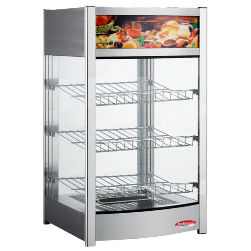 BakeMax BMCBF18 Titan Series 18 Inch Wide Countertop Full-Service Heated Display Case