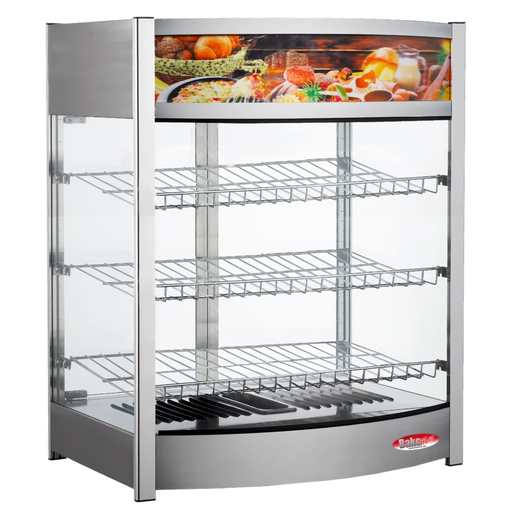 BakeMax BMCBF25 Titan Series 25 Inch Wide Countertop Full-Service Heated Display Case