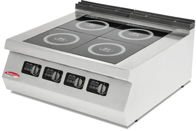 BakeMax BMPLS7IND020 4 Burner Commercial Countertop Induction Cooker