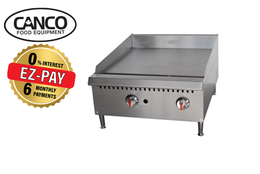 Canco GG-36T Natural Gas/Propane 36" Thermostatic Griddle (90,000 BTUs)