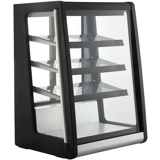 Canco Counter Top 25" Angled Glass Refrigerated Pastry Display Case - RTW-129L