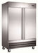 Canco SSR-1020 40-inch double solid door stainless steel refrigerator front view