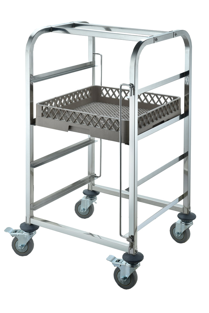 Omega Trolley for dishwasher racks with 4 racks