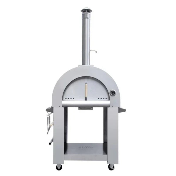 Sonicook Stainless Steel Outdoor Wood Burning Pizza Oven - HPO01S-3