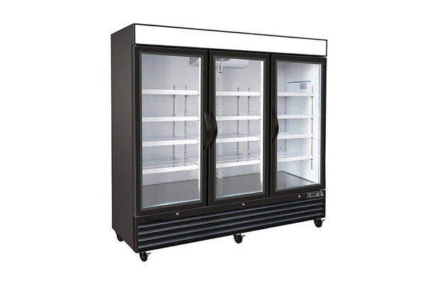 COLDZONE-81F-G3 3 Door Glass display Freezer