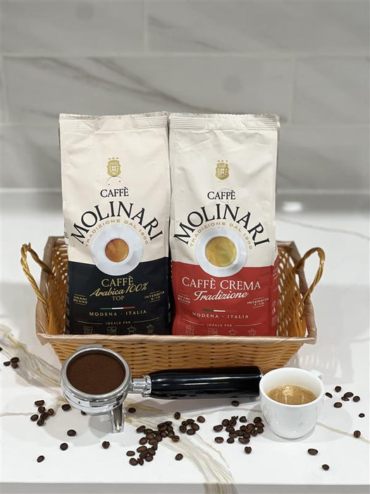 Caffe Molinari – 100% Arabica Whole Beans Bag – 500g / 17.6oz