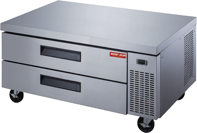 NEW AIR NCB-052-SS Commercial 52" Two Drawer Refrigerated Chef Base