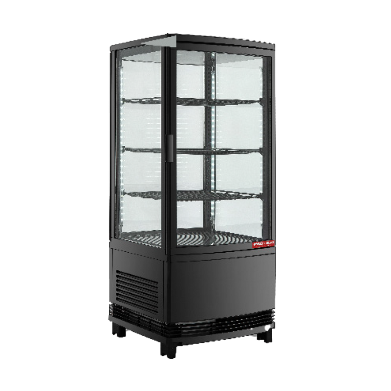 NEW AIR NCD-19-SV Commercial 19" Self-Serve Refrigerated Countertop Display Case - Ideal for Café's, Restaurants and Convenience Stores